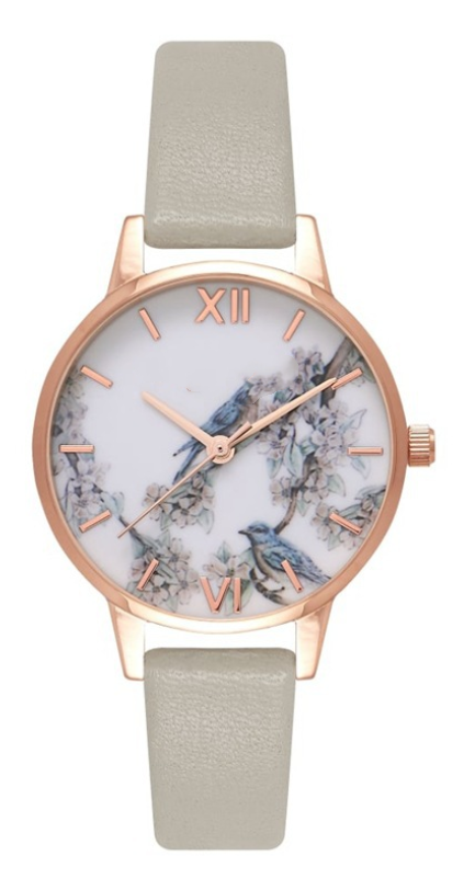 Fine strap ladies watch cuckoo fashion stainless steel with rose gold quartz watch