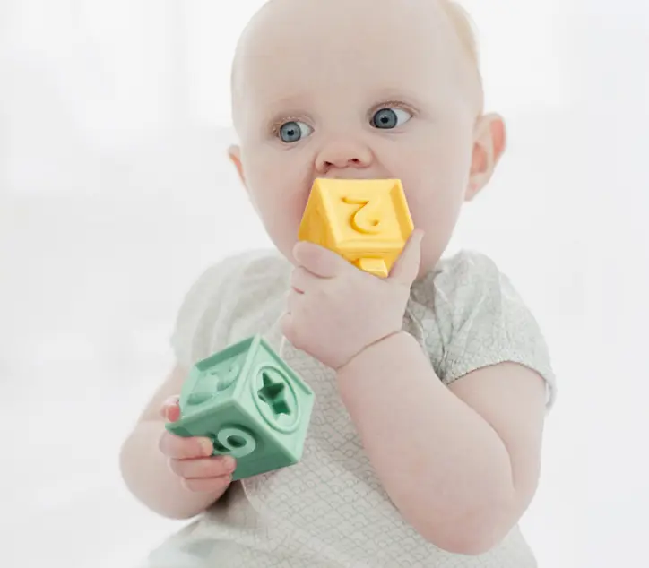 Baby soft plastic relief blocks