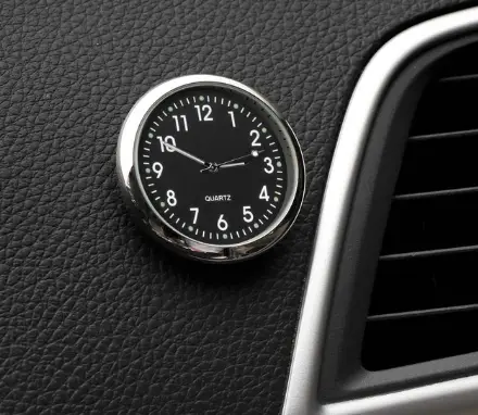 Car sticker clock