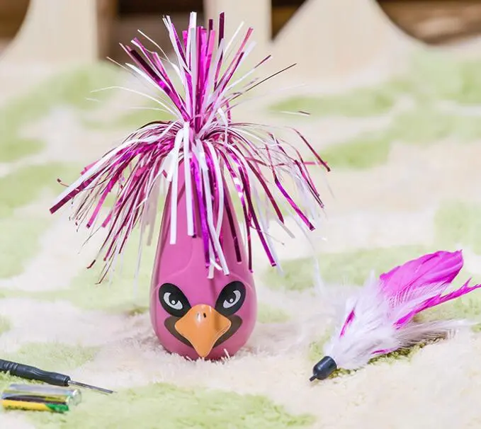 Toy feathers turn tumbler - Violet