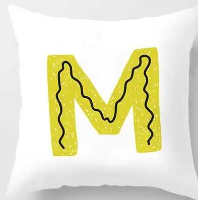 Cute Design Alphabet L Cushion Cover - 45X45Cmm