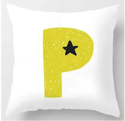 Cute Design Alphabet L Cushion Cover - 45X45Cmp
