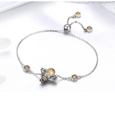 Little bee sterling silver ladies bracelet