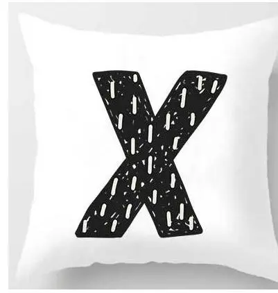 Cute Design Alphabet L Cushion Cover - 45X45Cmx