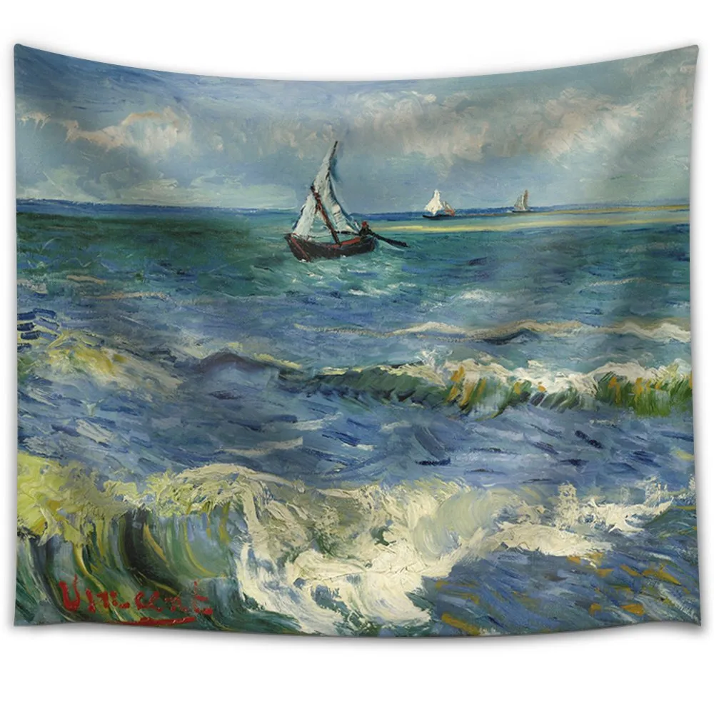 Printed tapestry - Blue