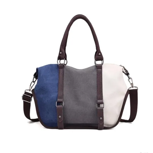 Canvas handbag Blue - Shop at LoveMi