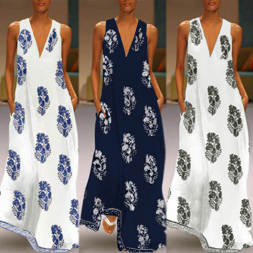 Sleeveless leaf dress