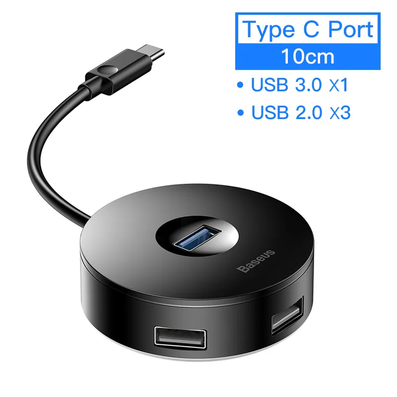 hub notebook usb adapter hub round box – image 6