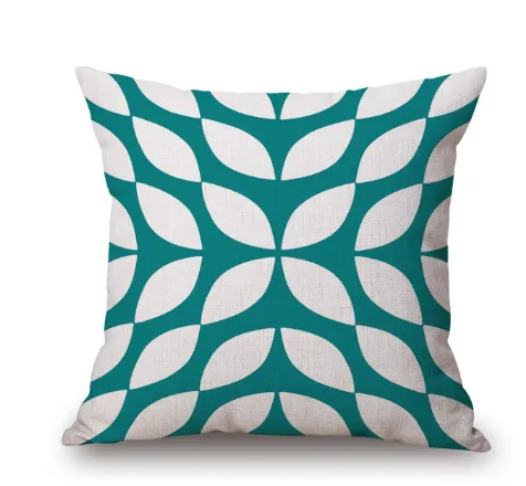 Nordic yellow green geometric print cushion cover 6 Style - Shop at LoveMi