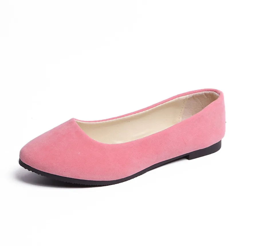 Shallow mouth flat shoes - Pink
