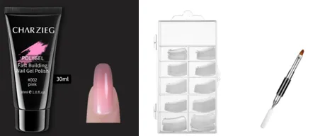 Speed extended crystal model painless crystal glue - Pink Suit