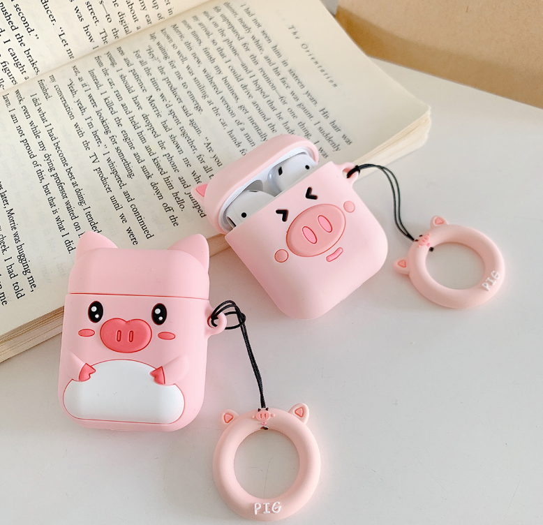 Compatible with Apple, Piglet Headphone Bag