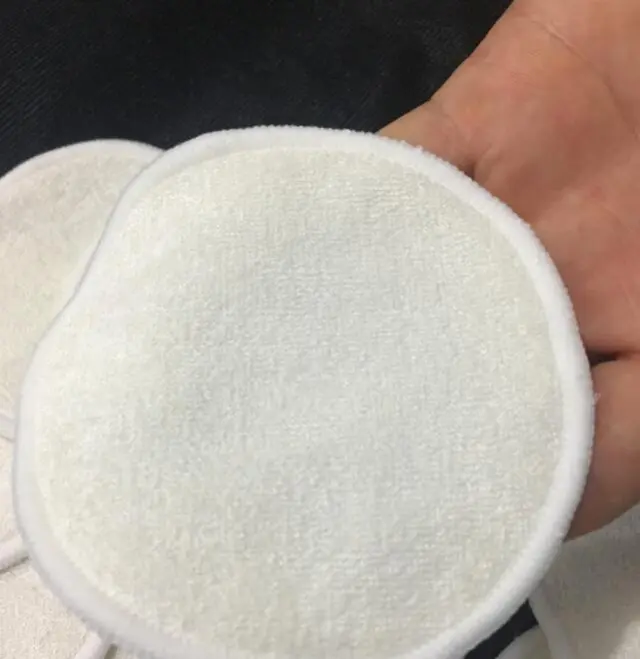 Three layer bamboo fiber terry cloth makeup remover White 12Pcs - Shop at LoveMi