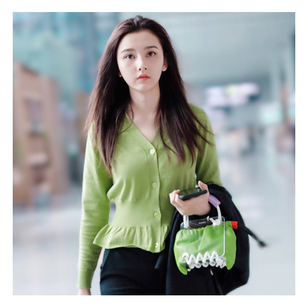 Прозрачная сумка через плечо с швом