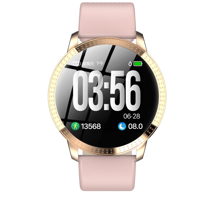 Metal round screen smart bracelet
