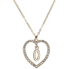 Romantic Love Pendant Necklace For Girls - O - View 1