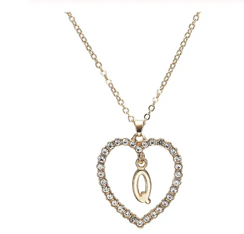 Romantic Love Pendant Necklace For Girls - Q