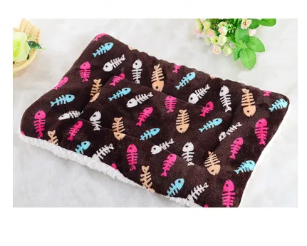 Flannel Material Thick Fashion Pet Blanket Coffee - Shop at LoveMi