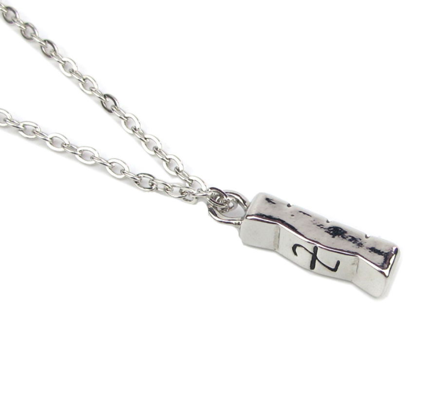 Pills Letter Necklace Alloy Pendant