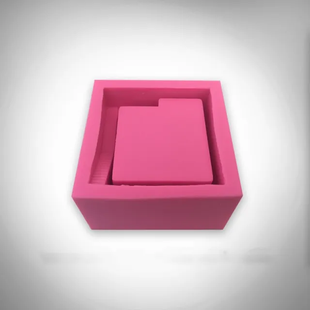 Art flower concrete potted mold ceramic clay plant diy silicone mold Pink - Shop at LoveMi