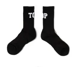 High socks in sports socks - Black - View 1