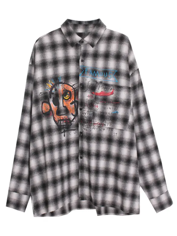 plaid shirt