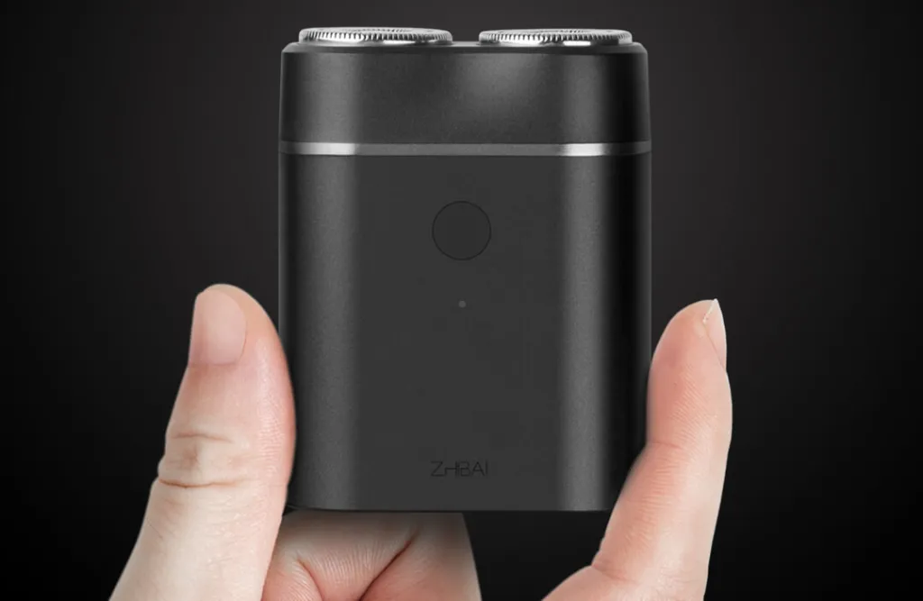 Men's electric razor rechargeable mini portable - Black