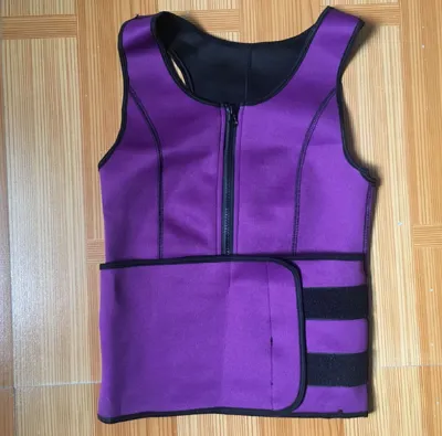 Fitness thin waist abdomen belt - Violet-M