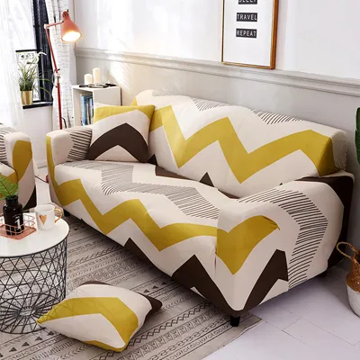 Printed Sofa Cushion Sofa Cover Sofa Cover - L
