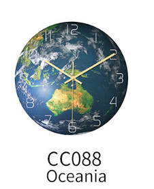 Round Metal Wall Clock, picture 6 of 9