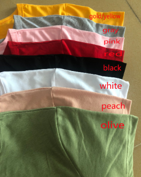 Male and female short sleeves