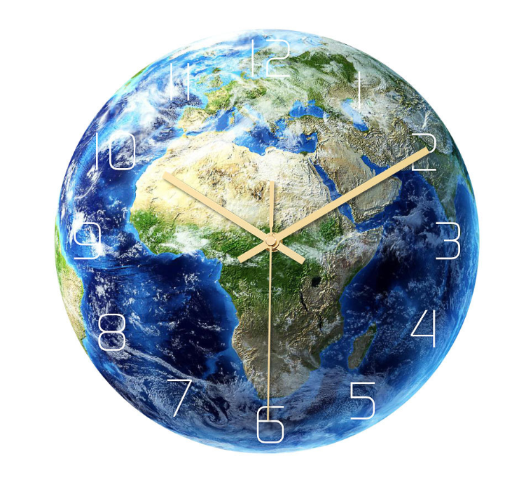 Round Metal Wall Clock, picture 8 of 9
