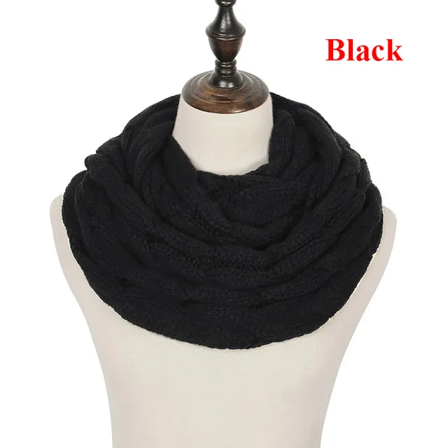 Women's knit collar - Black