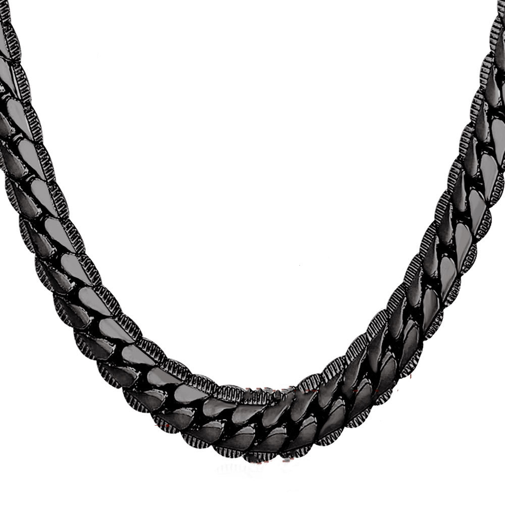Thick ring necklace