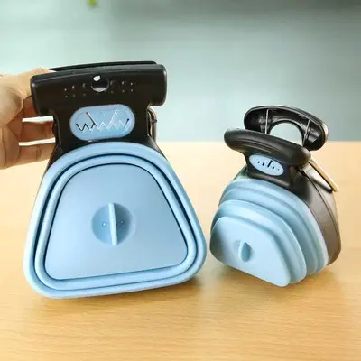 Dog Pet Travel Foldable Pooper Scooper with 1 Roll