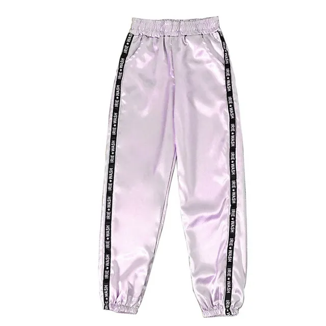 Webbing wide leg pants Violet - Shop at LoveMi