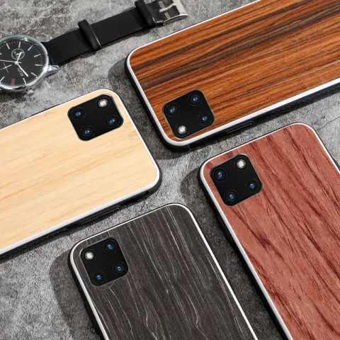 Compatible Solid Wood Phone Case