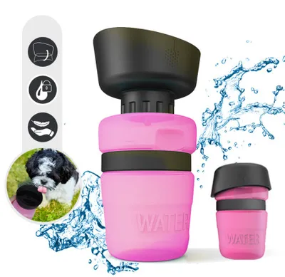 Pet Outdoor Foldable Bottle Dog Travel Water Bottle Dog Water Dispenser – image 6