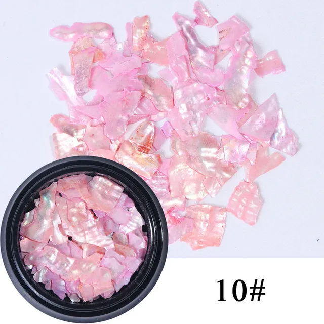 Nail ornament nail shell - 10Style