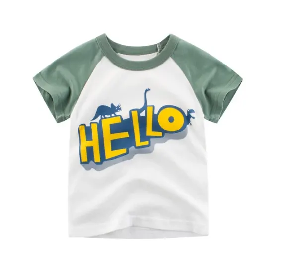 Children's Wear Summer New Korean Boys Cotton T-shirt Men's