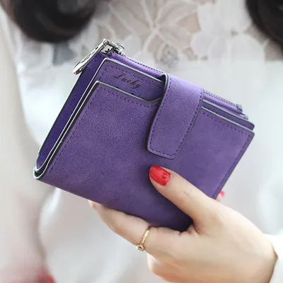 Short hand wallet - Purple