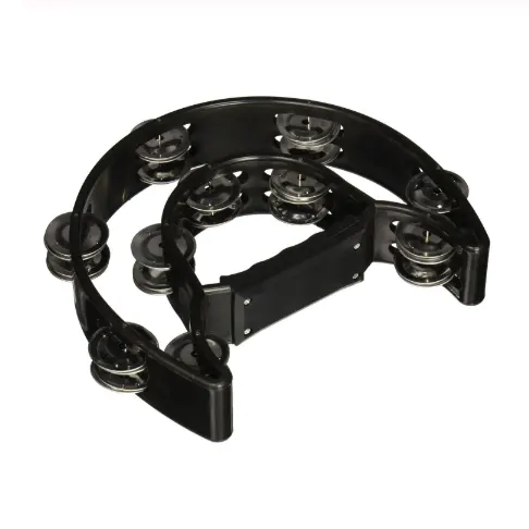 Double and Half Moon Shaped Tambourine