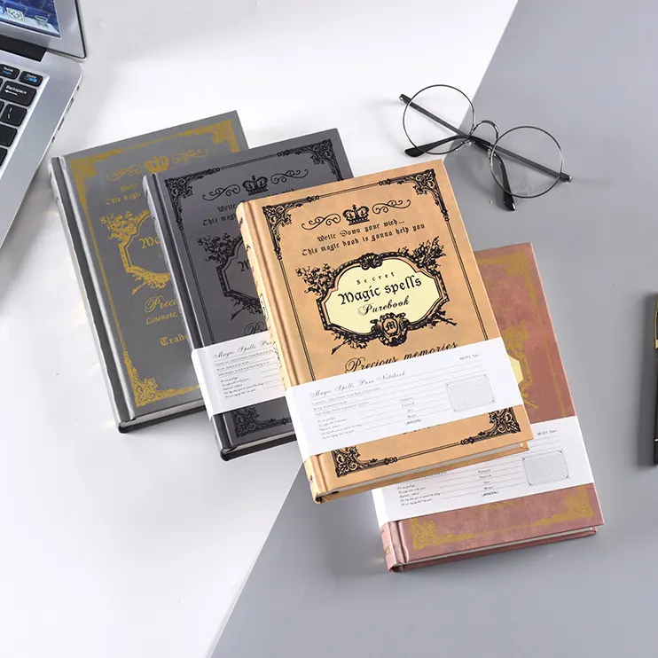 Vintage Magic Book Notebook