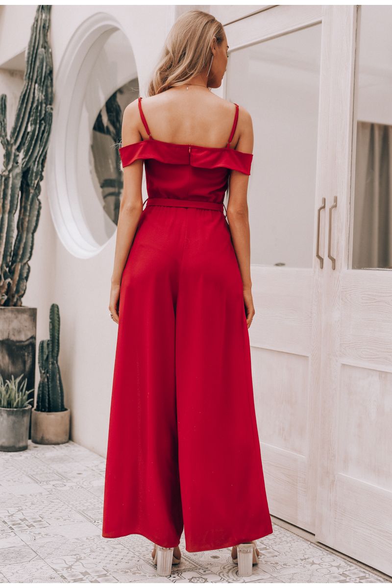 Jumpsuit off-the-shoulder sexy trousers