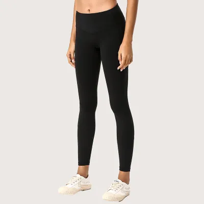 Sanding yoga pants - Black