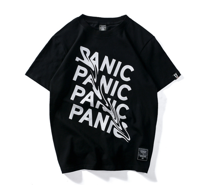 Student letter print short sleeve