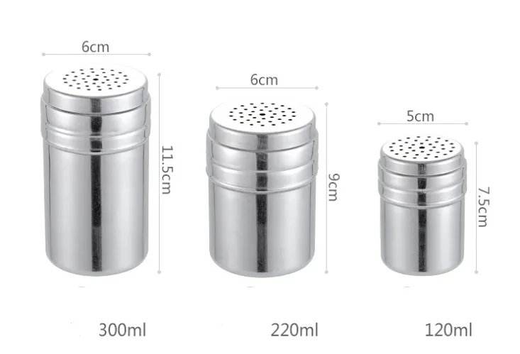 Spice jar stainless steel cruet - Gypsophila 3Pcs
