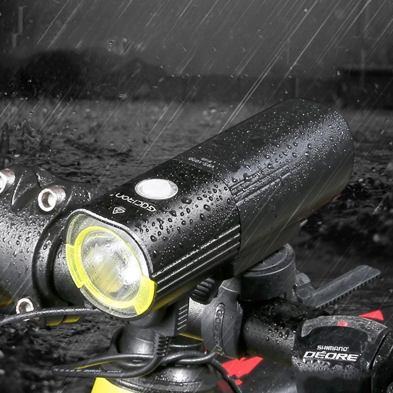 Waterproof Bicycle Bike Headlight 1600 Lumens Power Bank — foto 8