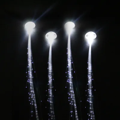 LED Flashing Hair Braid Glowing Luminescent Hairpin Hair Ornament Girls LED Novetly Toys New Year Party Christmas White - Shop at LoveMi