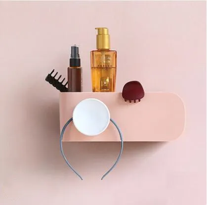 Bathroom hair dryer rack free punch hook bracket - Shop at LoveMi